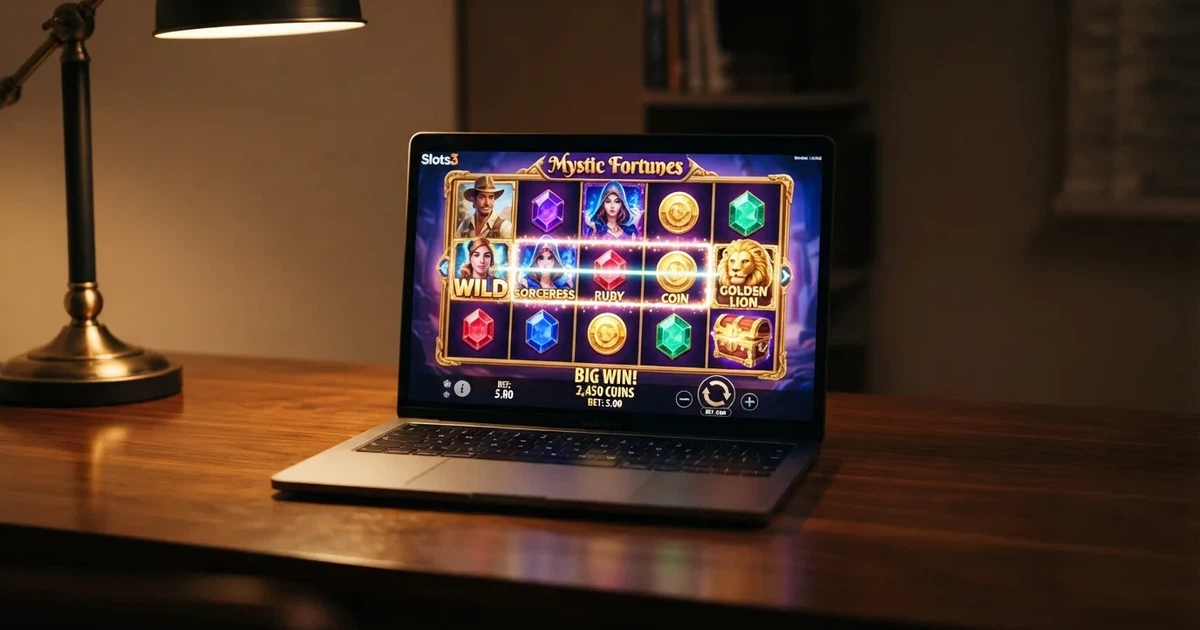 Een online casino-startpagina met een rij kleurrijke Betsoft-gokkasten op het scherm