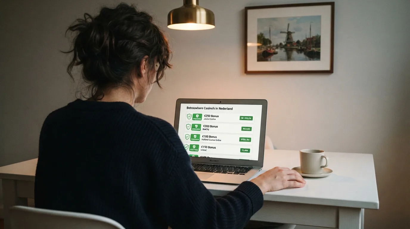 Een overzichtelijke vergelijkingstabel van Nederlandse online casino's met Ksa-keurmerk, bonusbedragen en rondspeelvoorwaarden