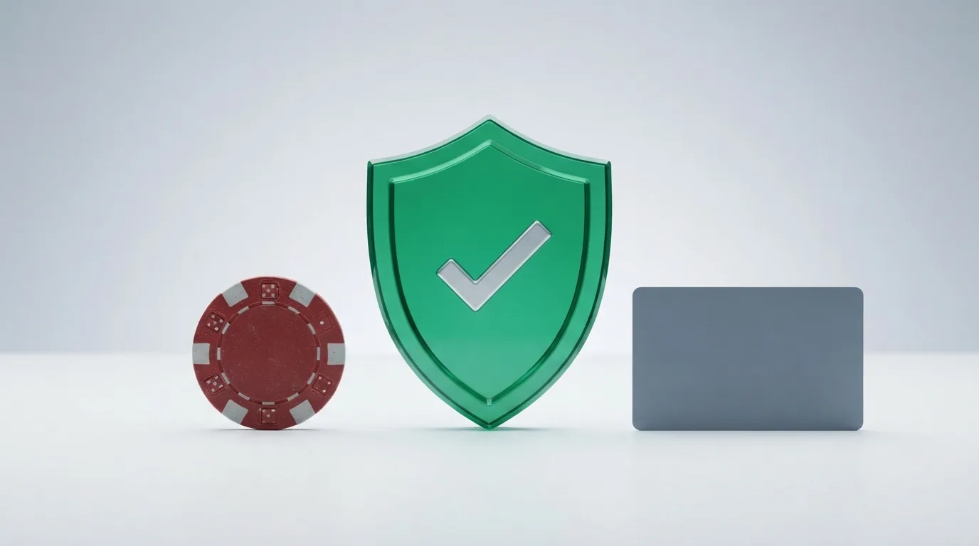 Het logo van de Kansspelautoriteit naast een slot-symbool en een Revolut-kaart